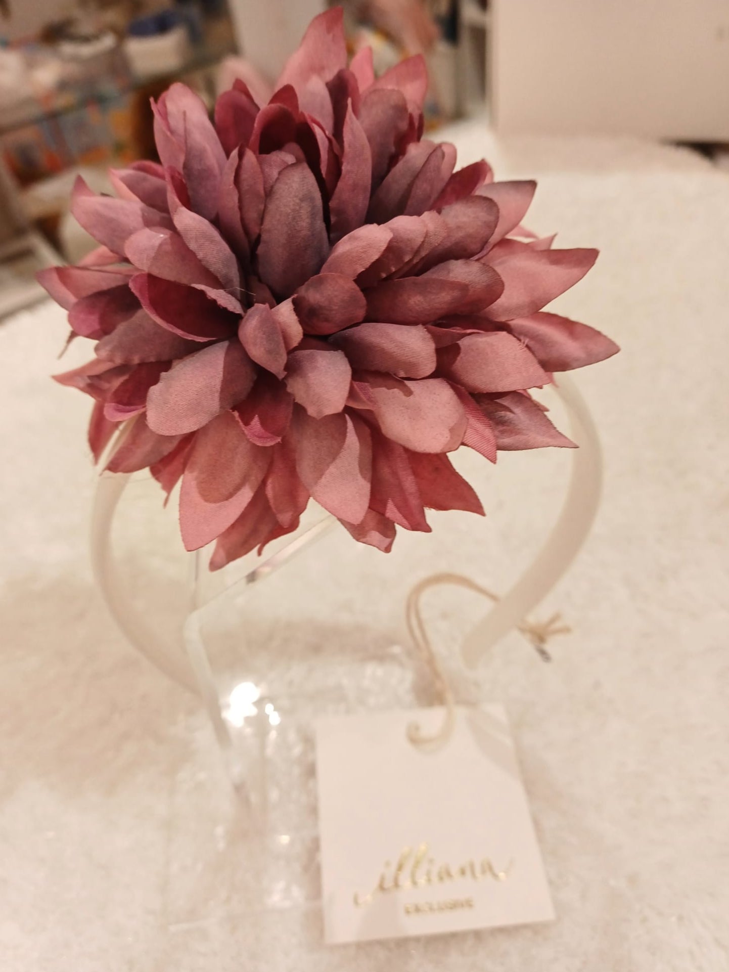Cerchietto con fiore