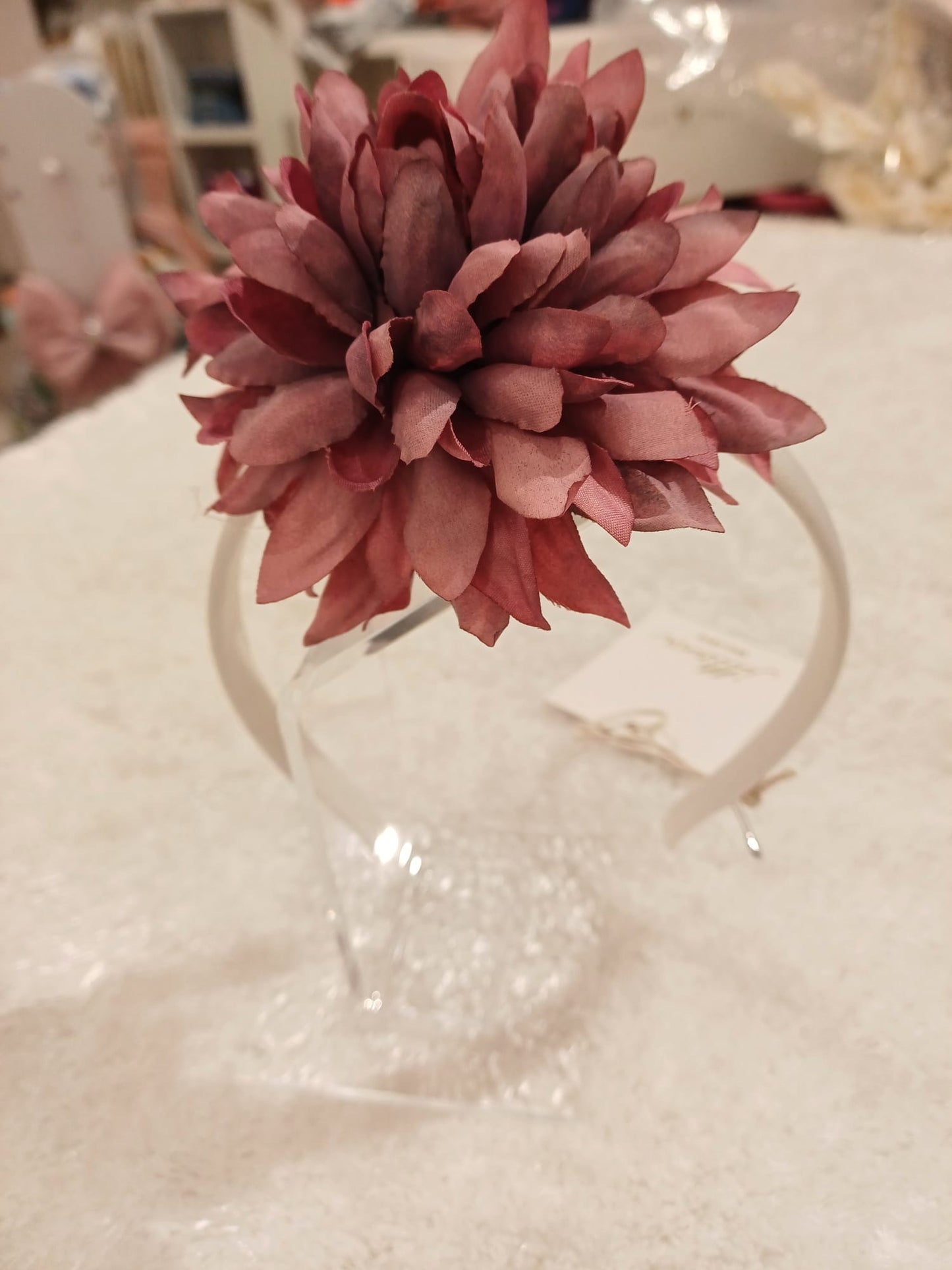 Cerchietto con fiore
