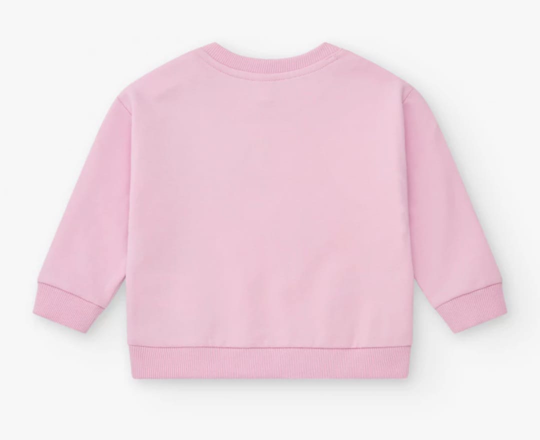 Felpa per bambina multicolore con frasi e disegni creativi