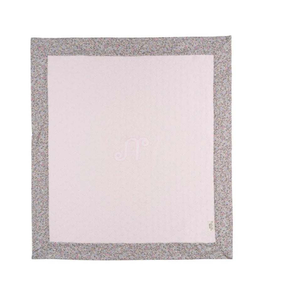 Coperta rosa bordo Nanan