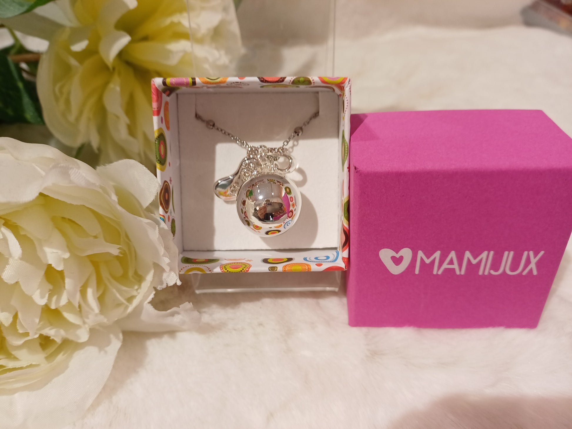 MAMIJUX Collana Cuore Idea Regalo Mamma Zia Nonna MAMIJUX Collana Cuore Idea Regalo Mamma Zia Nonna