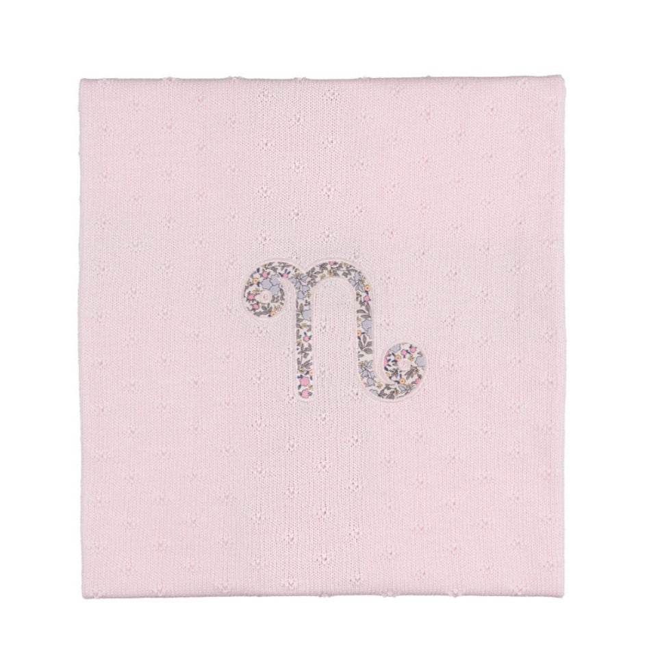Coperta rosa bordo Nanan